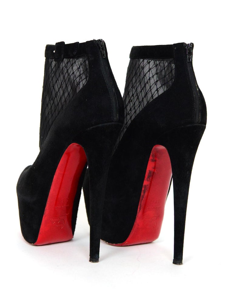 louboutin heel booties