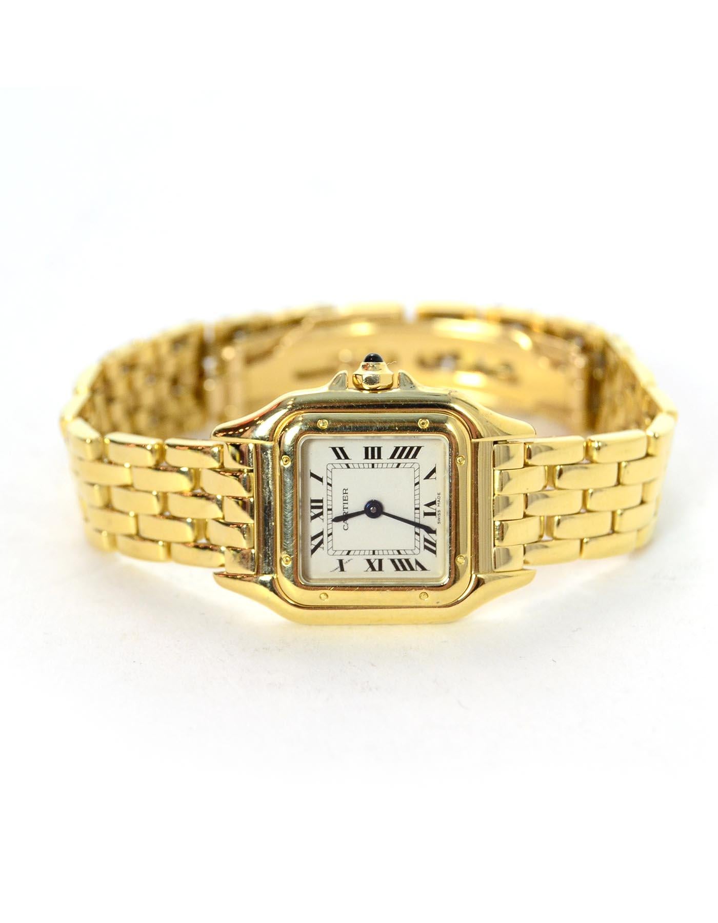 Cartier 18k Yellow Gold Small Panthere de Cartier Watch rt. $19, 800 1