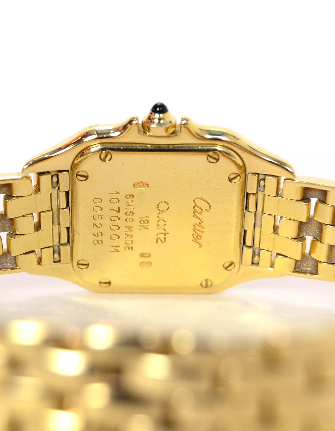 Cartier 18k Yellow Gold Small Panthere de Cartier Watch rt. $19, 800 6