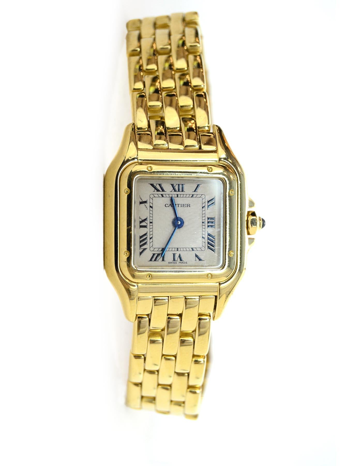Cartier 18k Yellow Gold Small Panthere de Cartier Watch rt. $19, 800 2