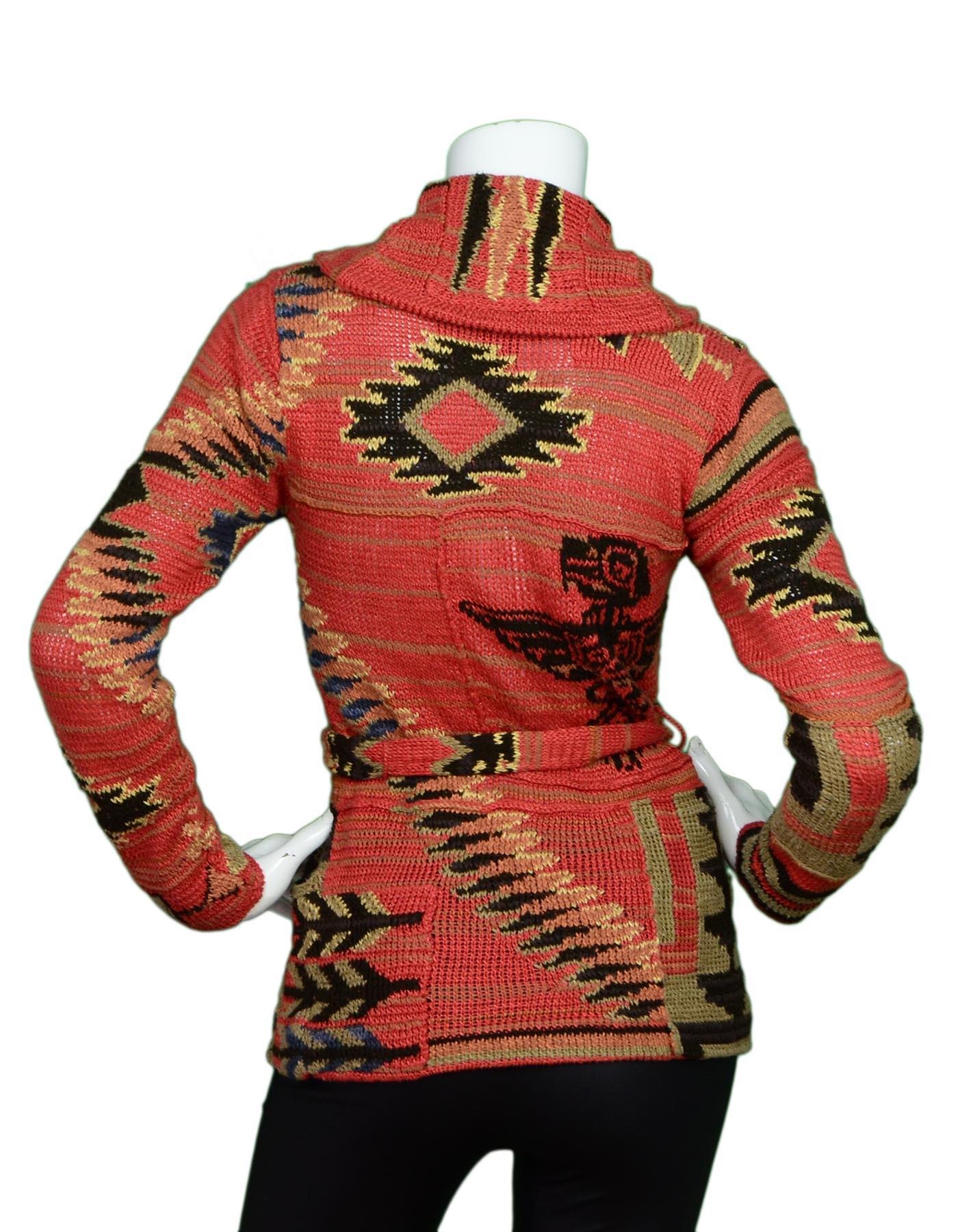 ralph lauren aztec cardigan