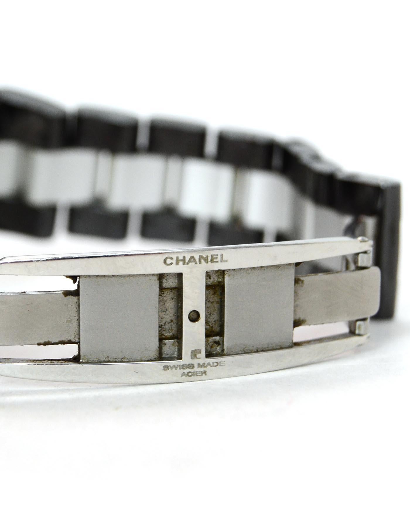 Chanel Black/Silvertone Ceramic/Aluminum 41mm Superleggera J12 Automatic Watch 1