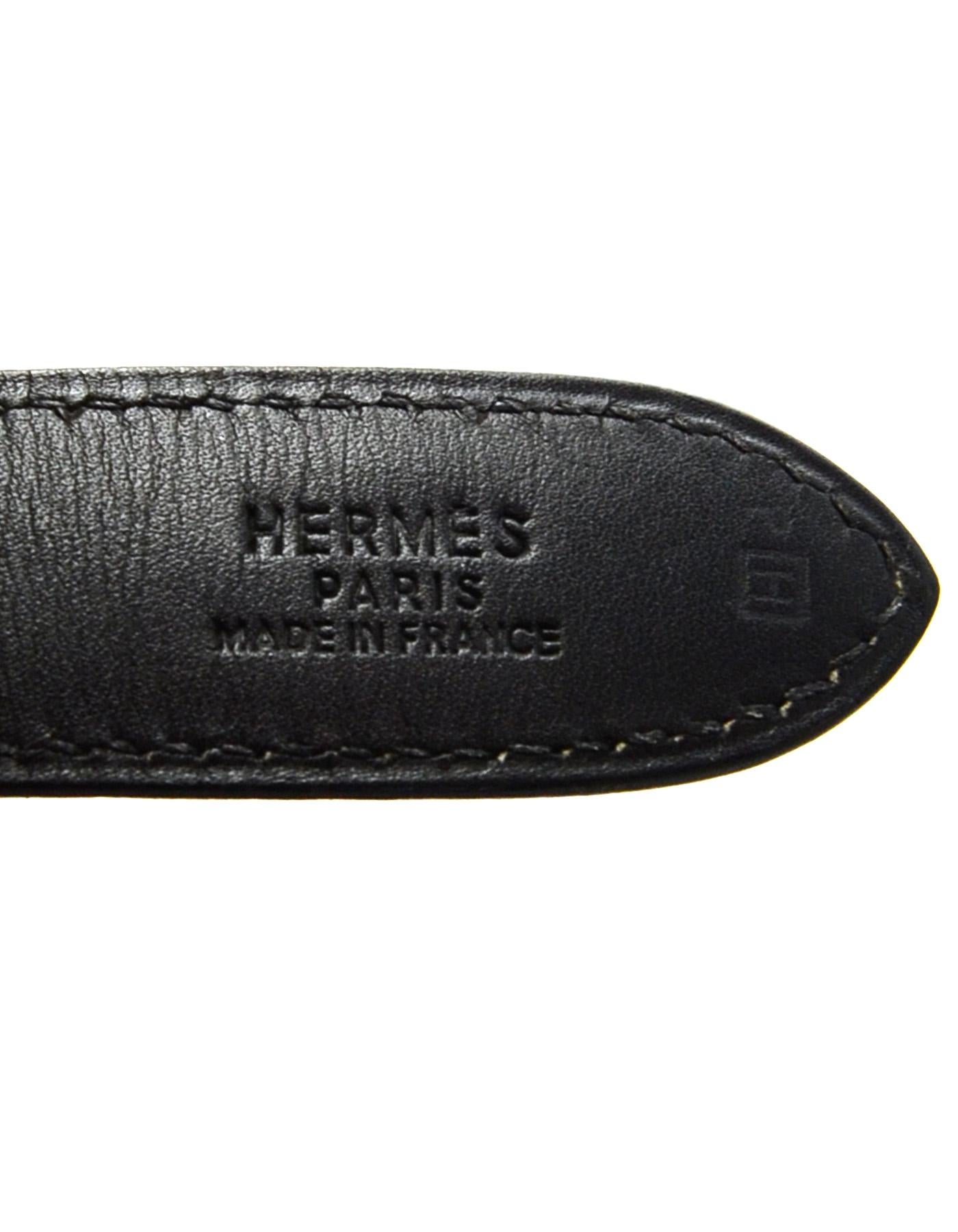 Hermes Black Canvas & Leather Toile 31cm Trim Shoulder Bag W/ Goldtone Hardware 3