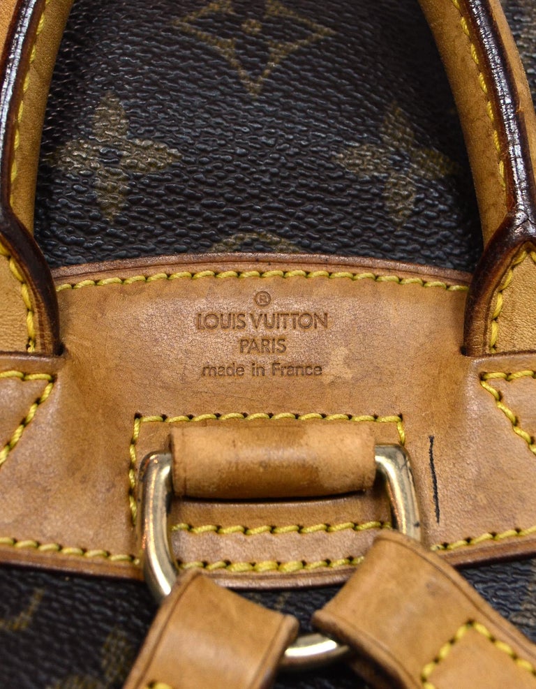 Louis Vuitton Brown LV Monogram Mini Montsouris Backpack Bag at 1stdibs