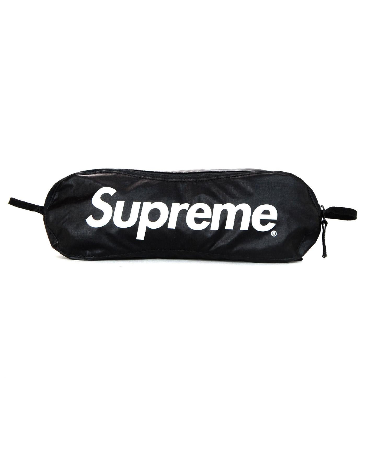 Women's or Men's Supreme x Helinox COLLECTOR'S Black/White Check Folding Chair with Logo Bag