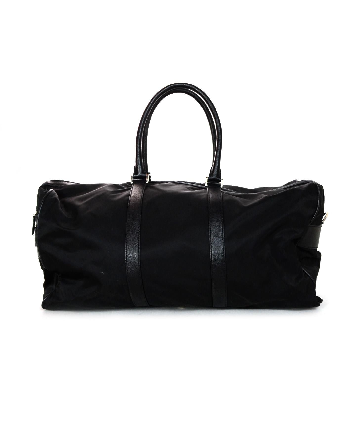 prada duffle bag