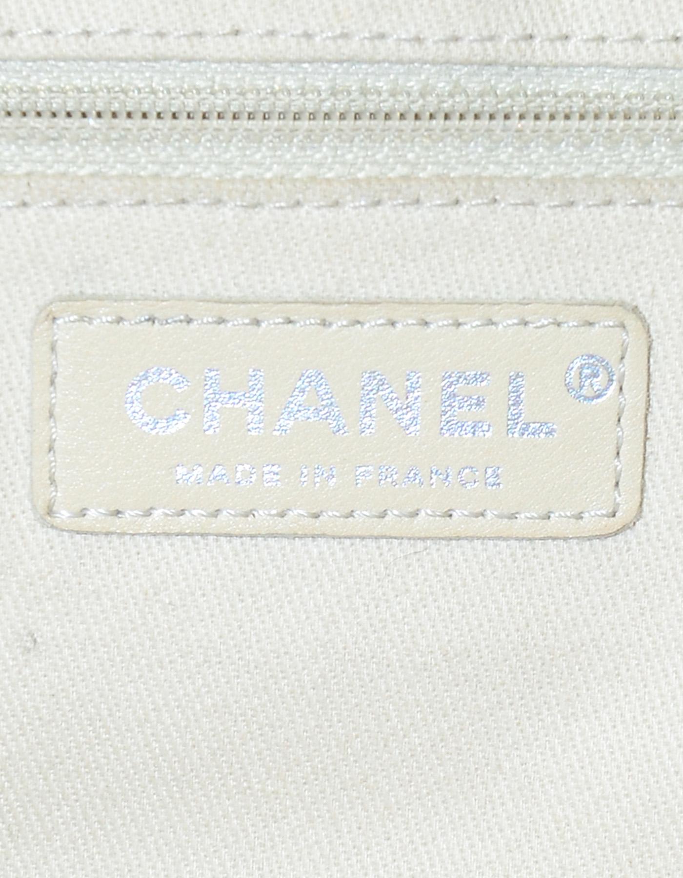 Chanel Orange/Light Red Caviar Leather Half-Moon CC Flap Bag 6