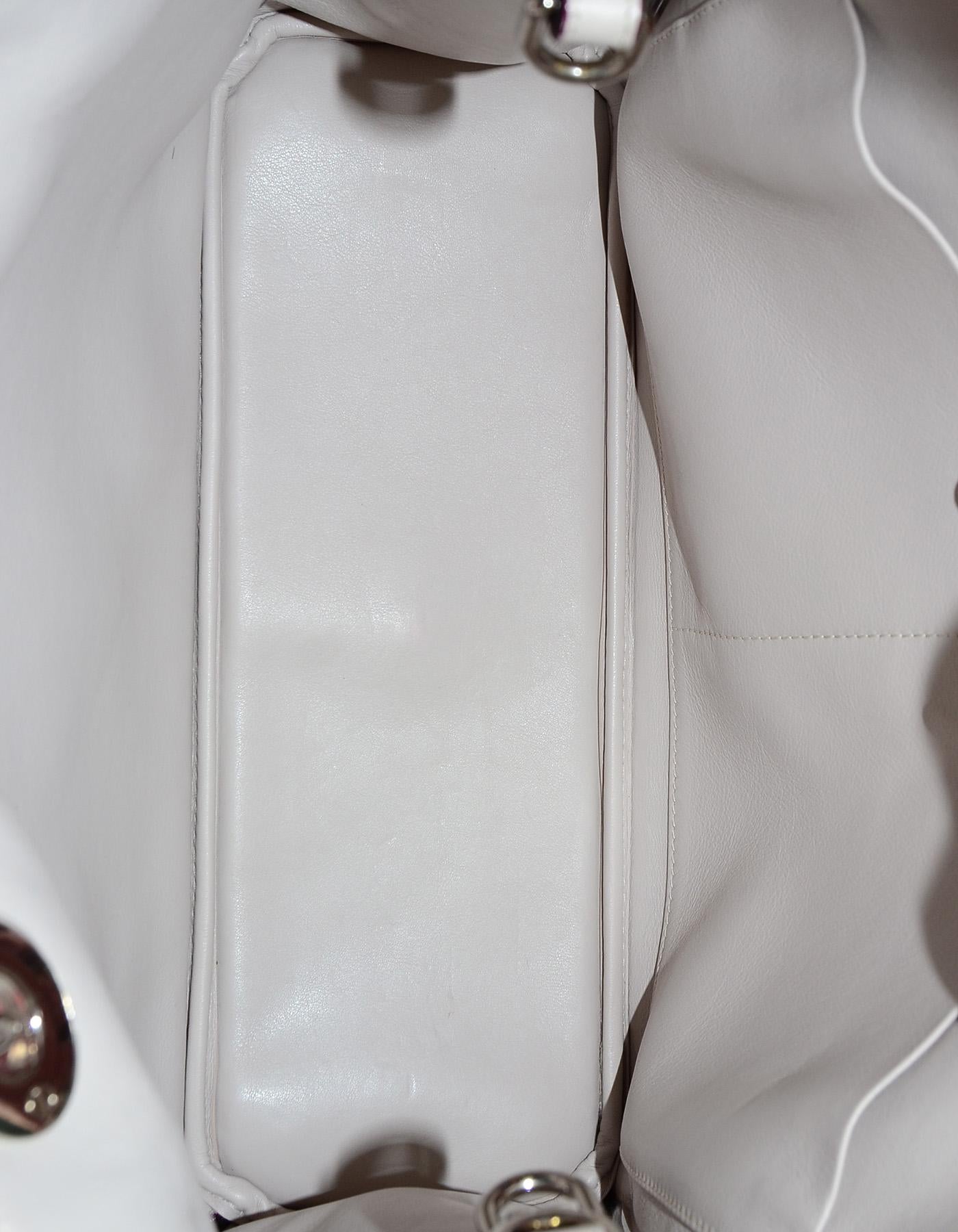 Christian Dior Pink Bullcalf Leather Medium Diorissimo Tote Bag w. DB & Pouch In Excellent Condition In New York, NY