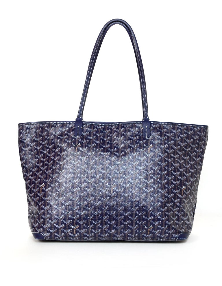 Goyard tote top with zipper top