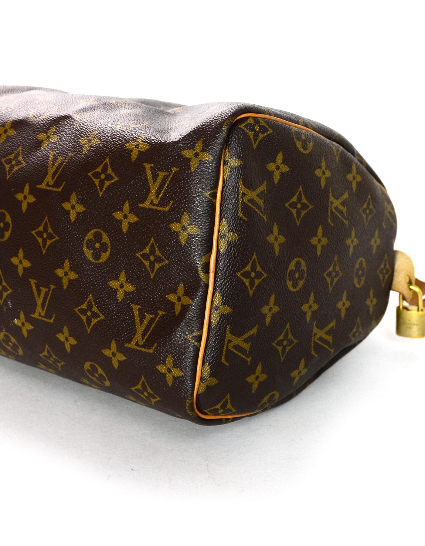 Louis Vuitton LV Monogram Speedy 30 Bag w/ Box and DB In Good Condition In New York, NY