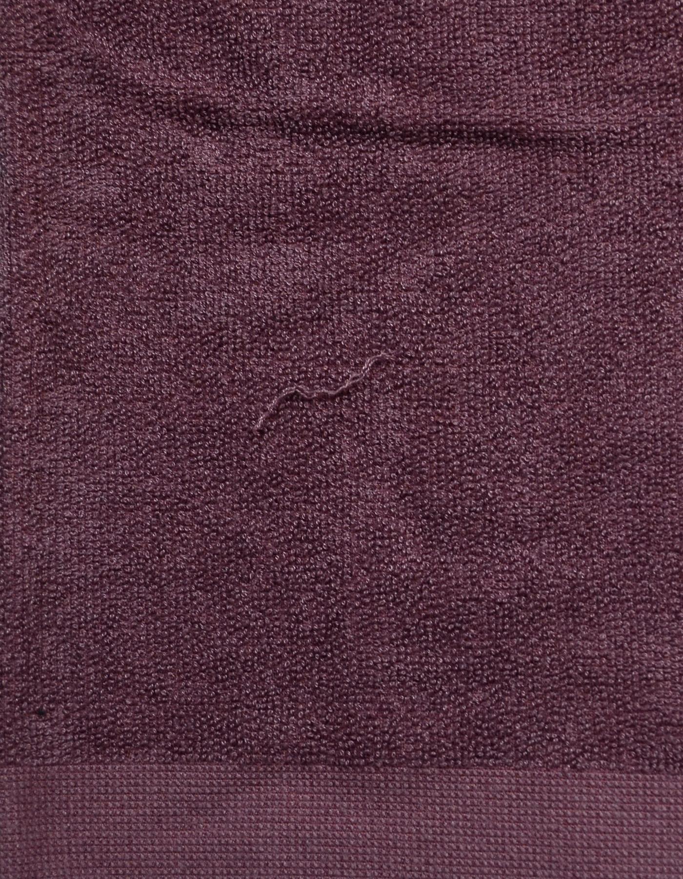 Gray Chanel Purple XL CC Cotton Beach Towel 