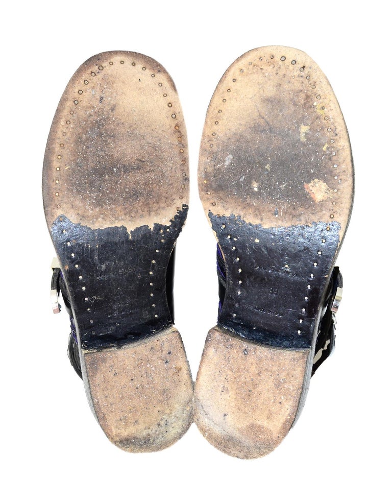 Balenciaga boots with the python strap shop