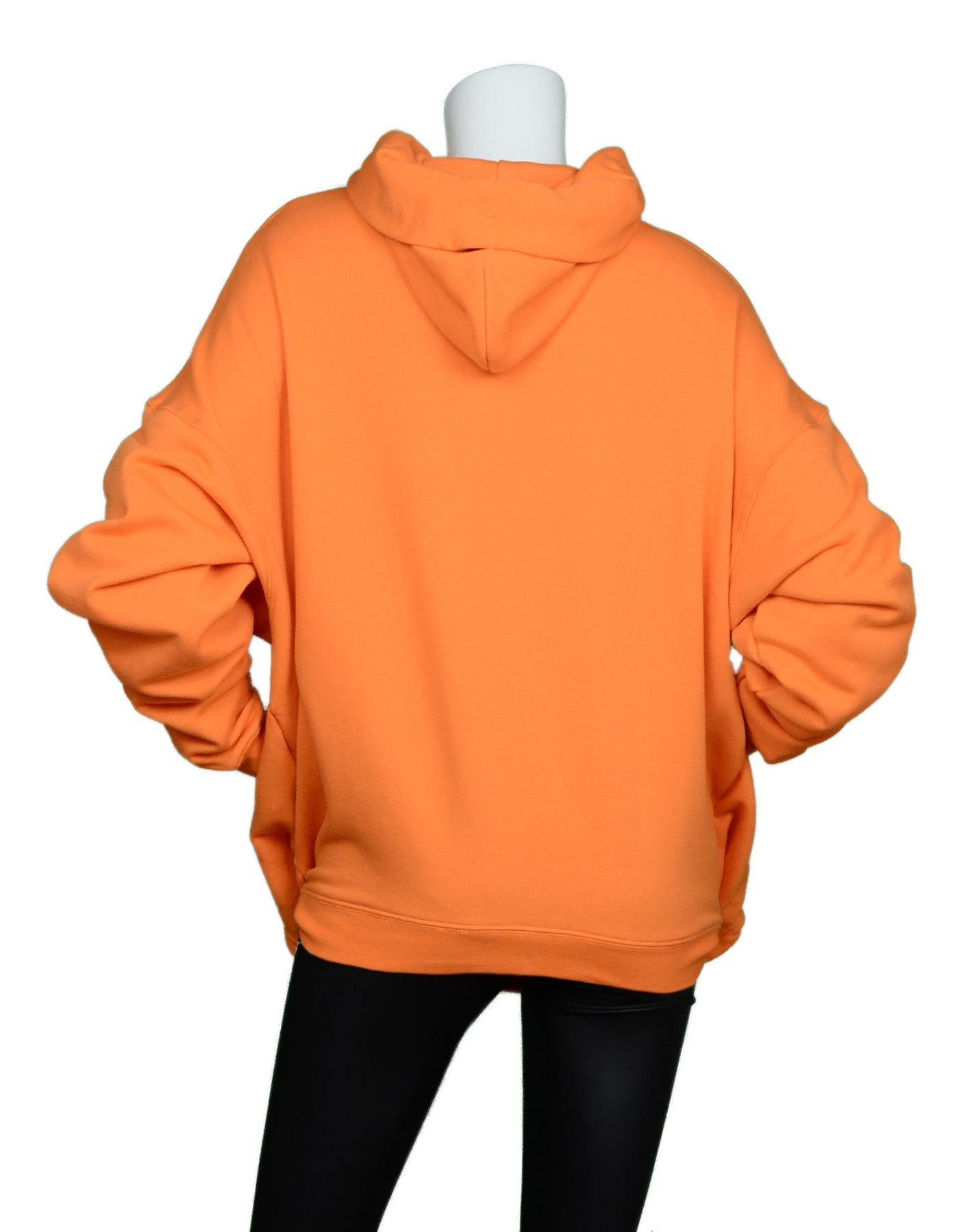 balenciaga sweatsuit mens orange