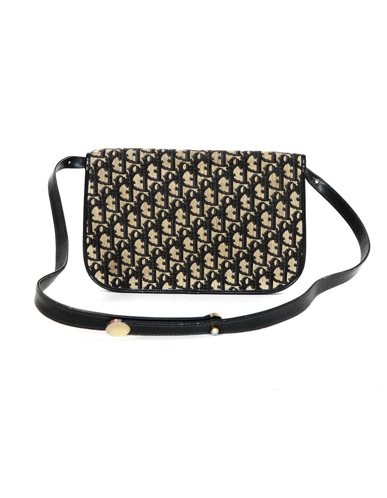 vintage dior monogram shoulder bag