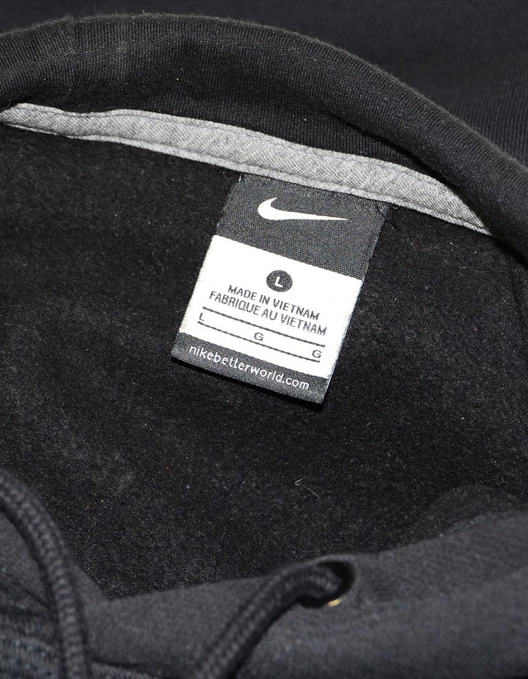 Nike X Off White Men S Black Off Campus Hoodie W White Writing Sz L For Sale At 1stdibs