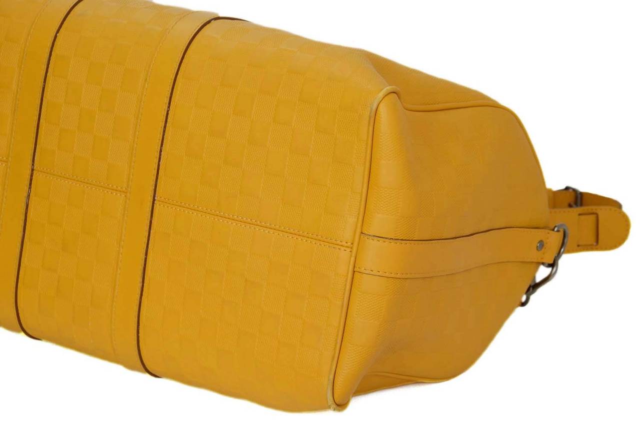 yellow louis vuitton duffle bag