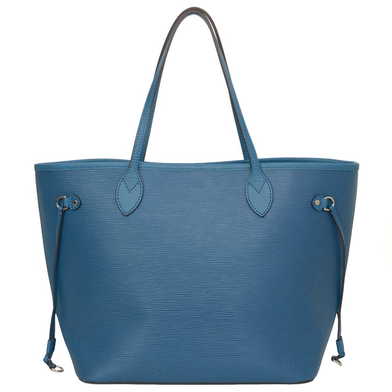LOUIS VUITTON 2013 Teal Epi Leather Neverfull MM Tote Bag rt $2,050 at 1stdibs