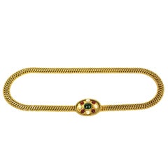 Chanel Vintage Pearl & Gripoix Gold Chain Belt sz 32.5"