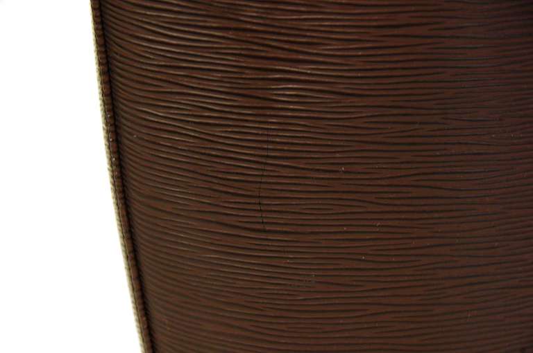 Louis Vuitton Brown Epi Leather Ltd Edition Tote Bag w. Resin Top Handle 1