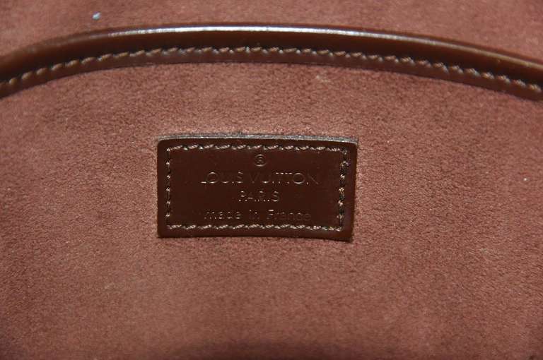 Louis Vuitton Brown Epi Leather Ltd Edition Tote Bag w. Resin Top Handle 5