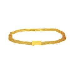 CHANEL Goldtone Chain Belt W/ CHANEL Buckle C. 1995 6