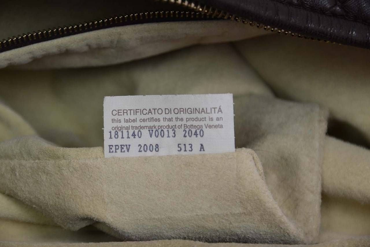 BOTTEGA VENETA Ebano Woven Leather Maxi Intrecciato Hobo Bag rt. $3, 300 1