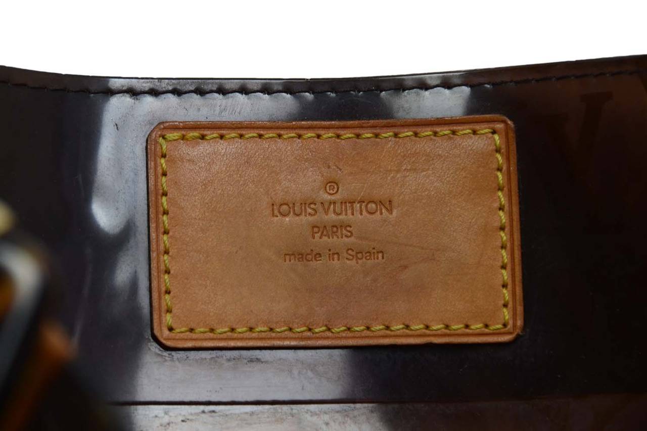 LOUIS VUITTON Ltd. Ed. Monogram Ambre Plastic PM Tote Bag GHW