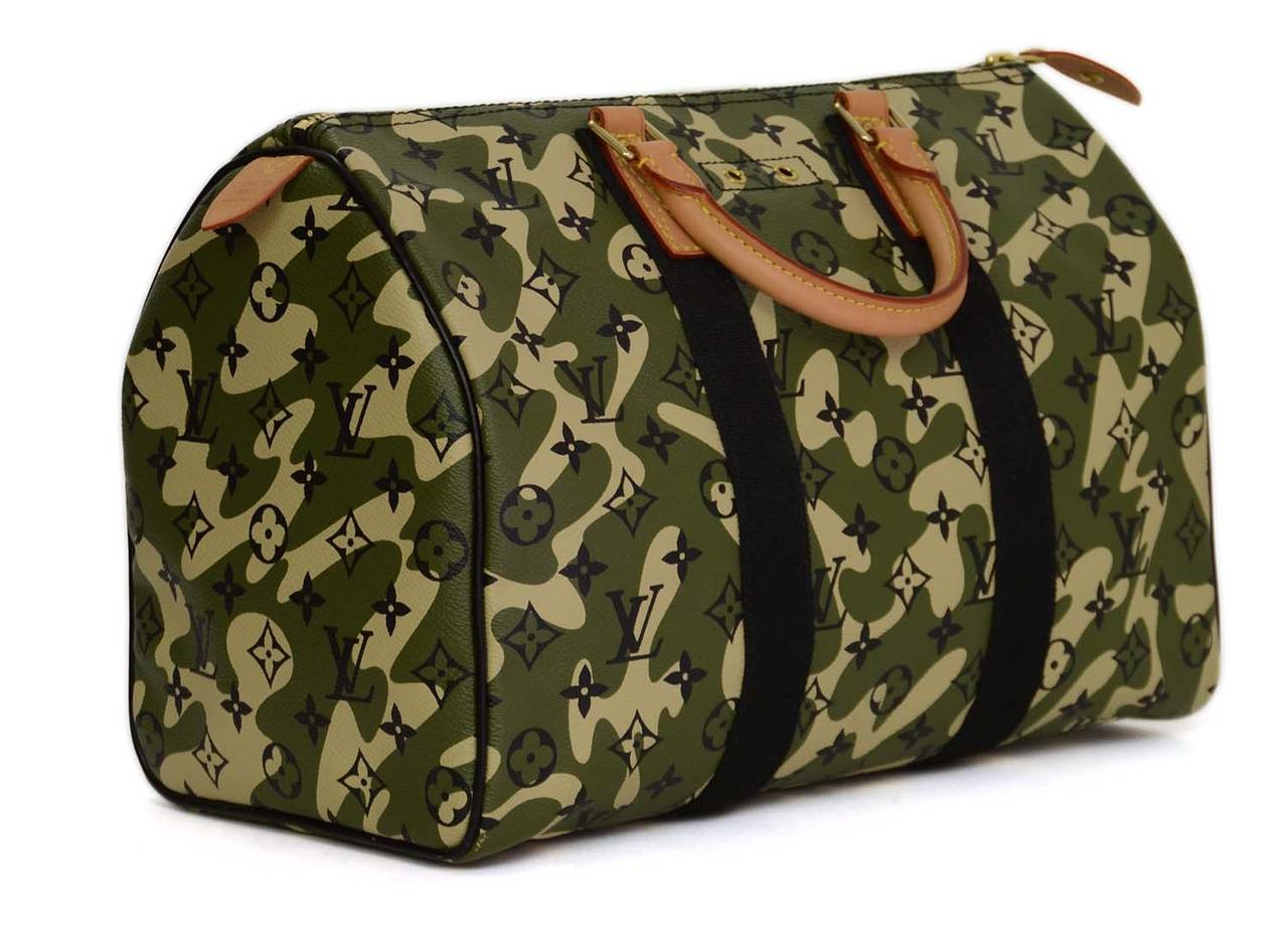 LOUIS VUITTON Ltd. Ed. Monogramouflage Canvas Speedy 35 Bag at 1stdibs