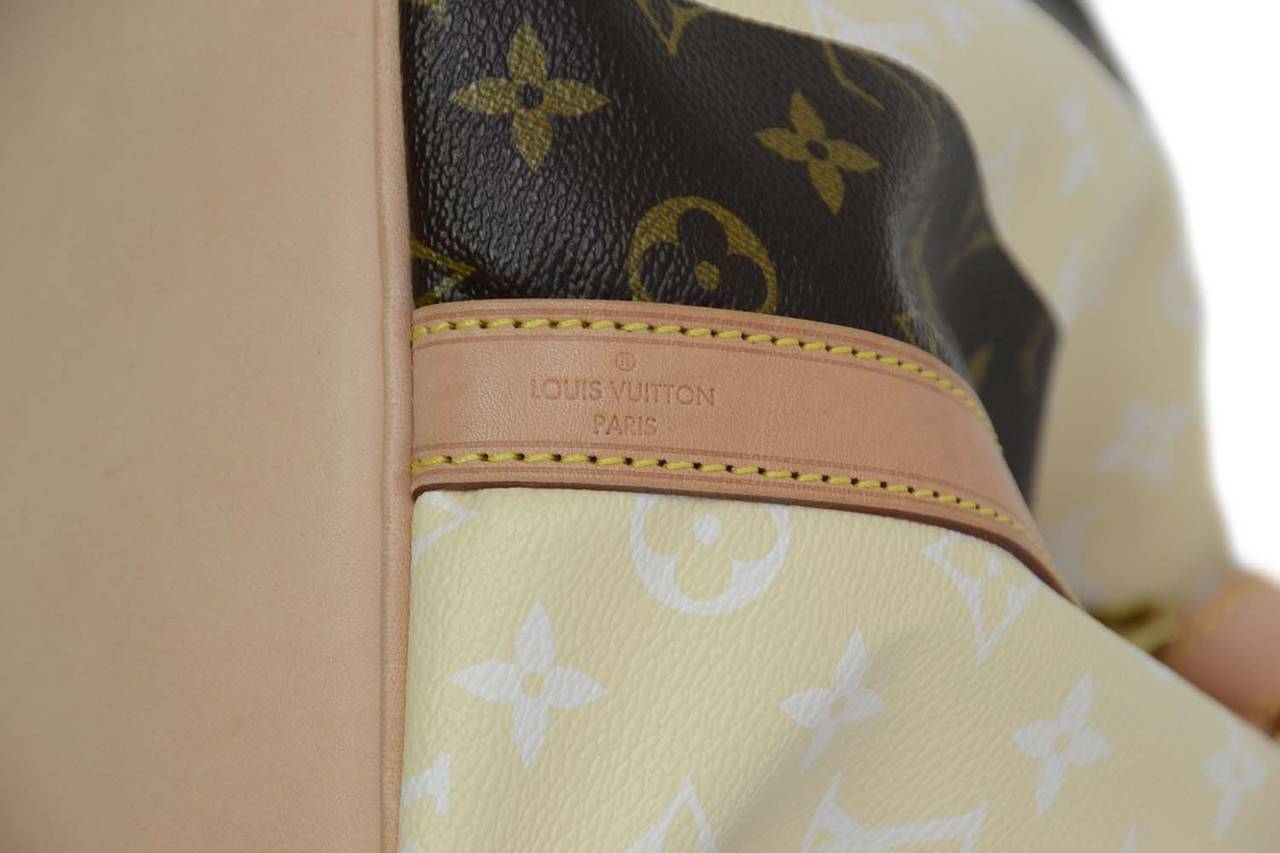 LOUIS VUITTON Monogram Rayures Canvas Ltd Ed. Noe Bag GHW at 1stDibs