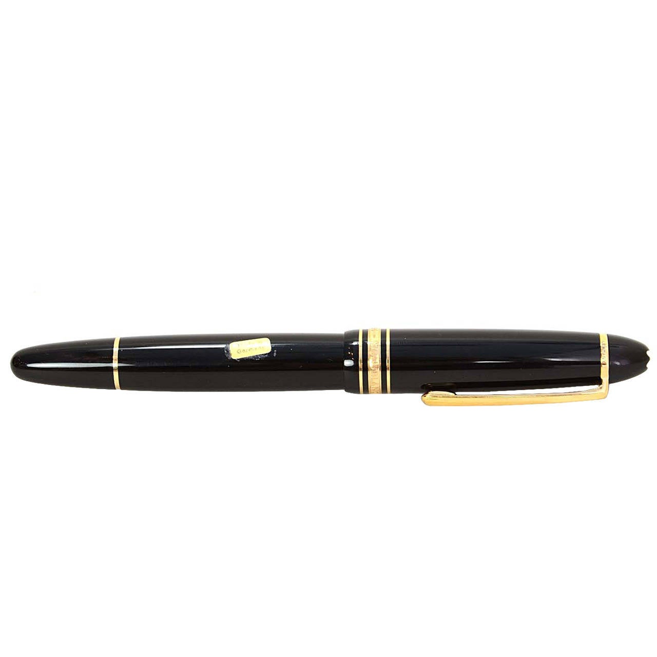 LOUIS VUITTON DOC BALLPOINT PEN IN STEEL AND BLACK RESIN STEEL