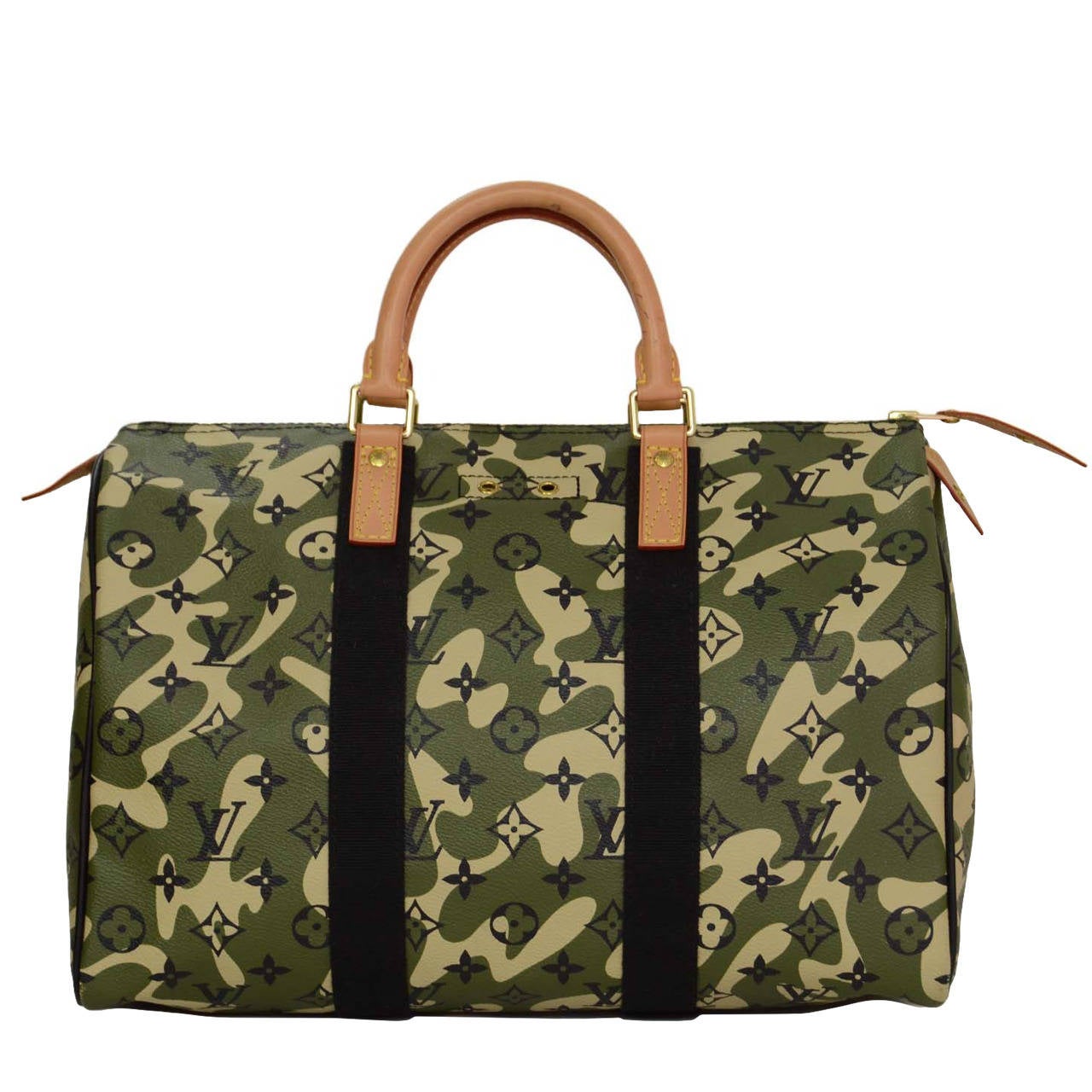LOUIS VUITTON Ltd. Ed. Monogramouflage Canvas Speedy 35 Bag