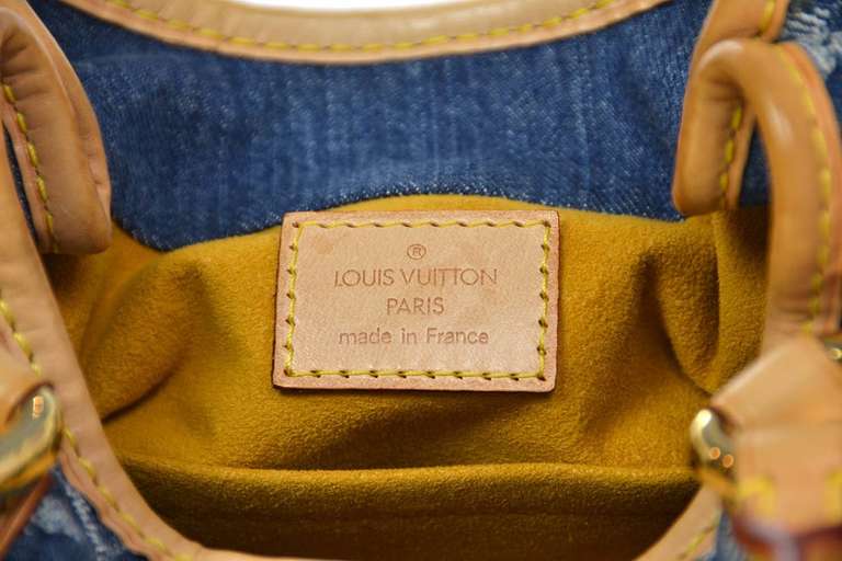 LOUIS VUITTON Denim Monogram PLEATY Bag Rt. $1, 420 at 1stDibs