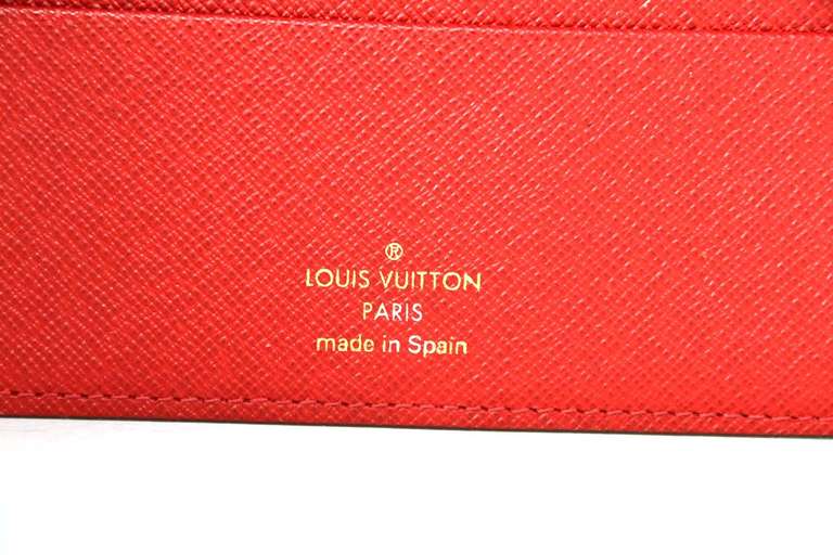 Women's LOUIS VUITTON Monogram Long Insolite Wallet W/Red Lining