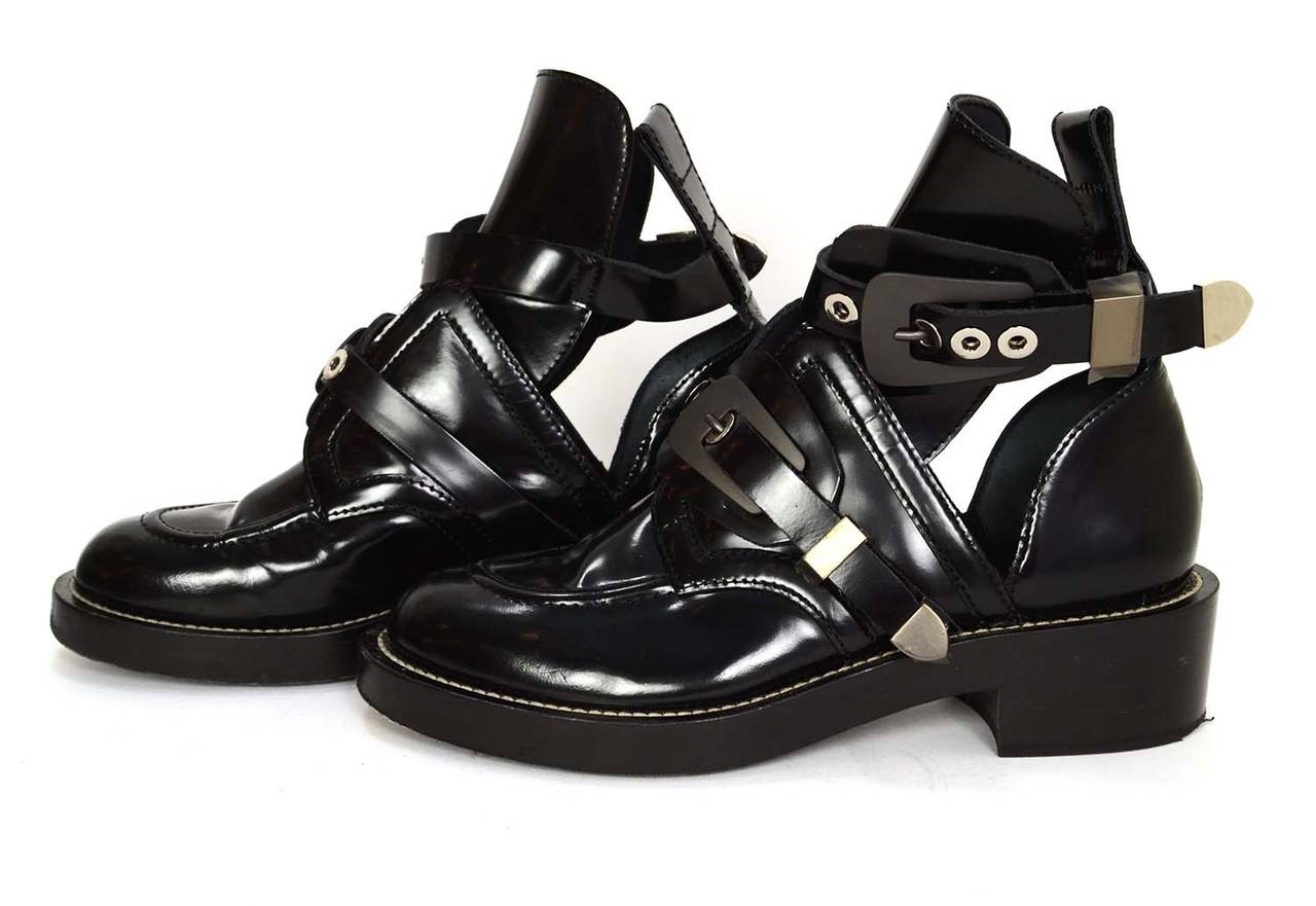 balenciaga cut out booties