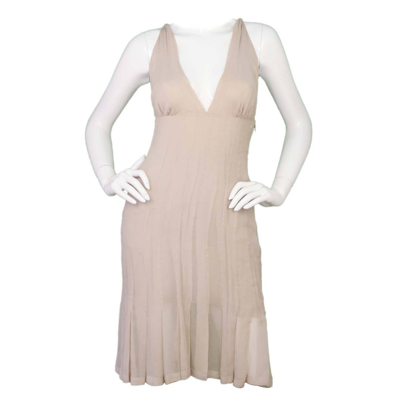 Pleated Cocktail Dress
