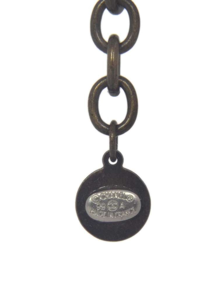 CHANEL Bronze Necklace With Magnet Charm c. 1999 1