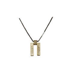 CHANEL Bronze Necklace With Magnet Charm c. 1999