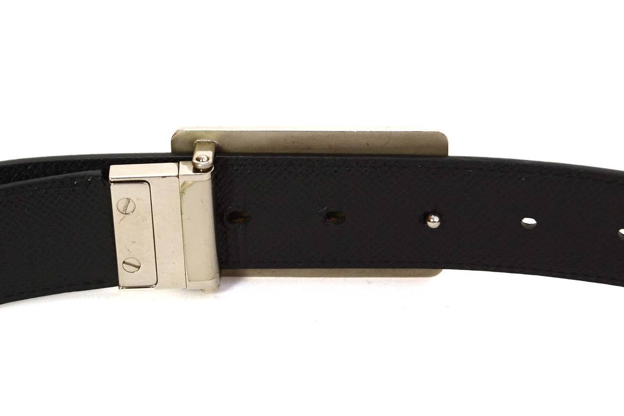 louis vuitton inventeur belt LOUIS VUITTON Damier Graphite Canvas Reversible Inventeur Belt SHW sz 90 at 1stdibs