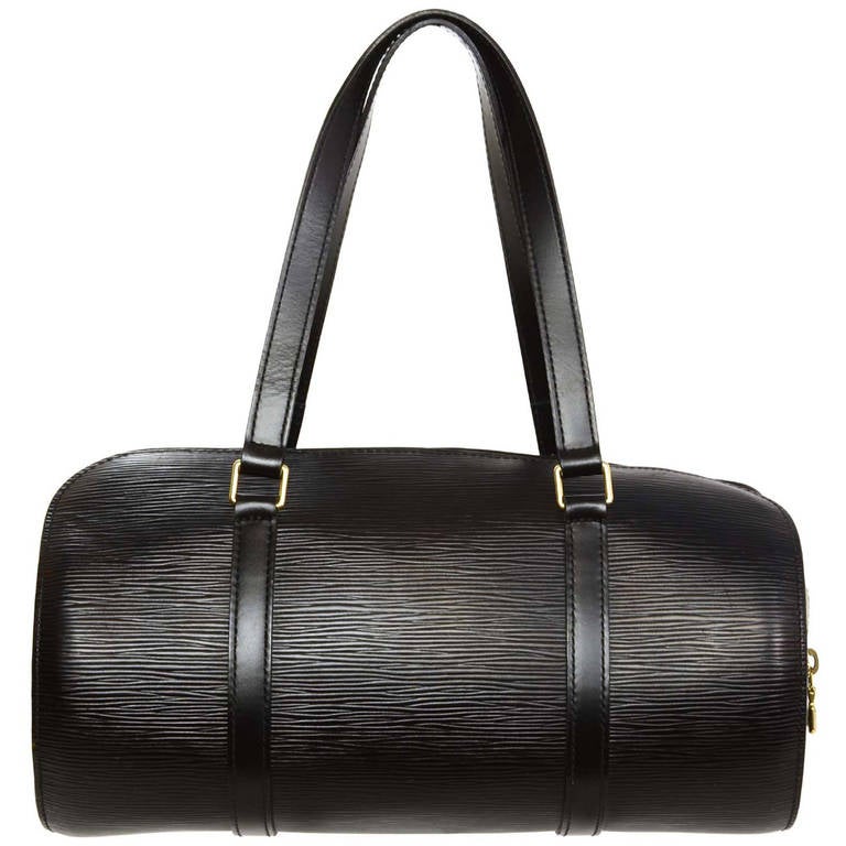 Louis Vuitton Black Epi Leather Soufflot Bag With Mini Insert At 1stdibs Louis Vuitton Black Epi Leather Soufflot Bag With Mini Insert For