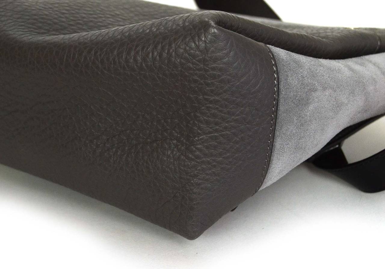 PROENZA SCHOULER Grey Leather & Suede 