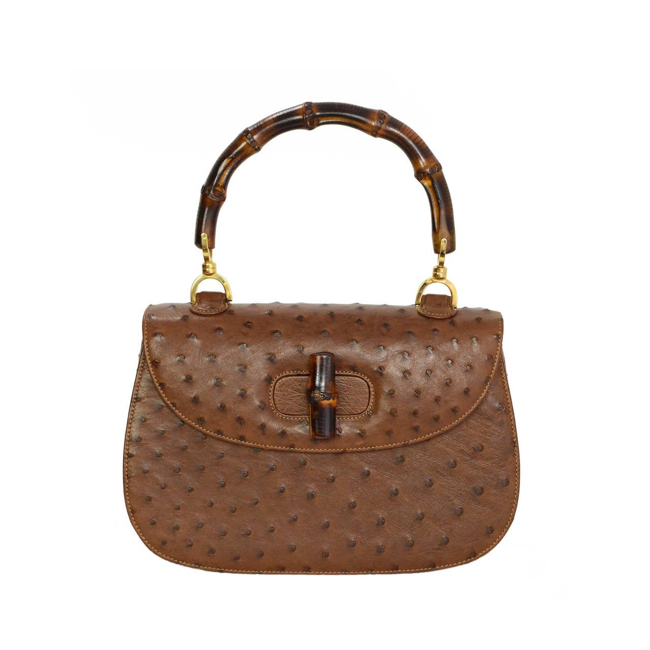 Gucci Vintage 70s 80s Brown Ostrich Evening Bag Ghw At 1stdibs Gucci Vintage 70s 80s Brown Ostrich Evening Bag Ghw