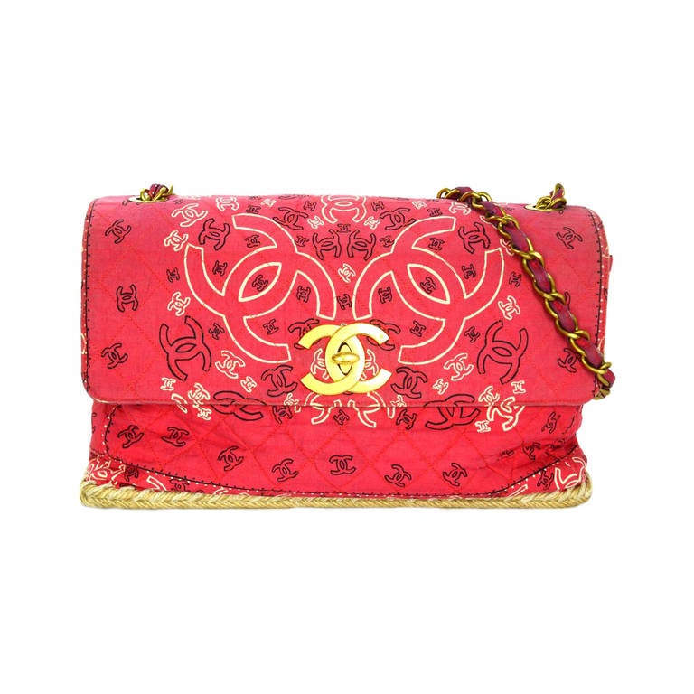 pink bandana purse