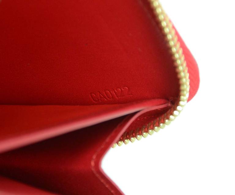 Louis Vuitton Ltd Edt Red Vernis Monogram Kusama Infinity Dots Zippy Wallet 4