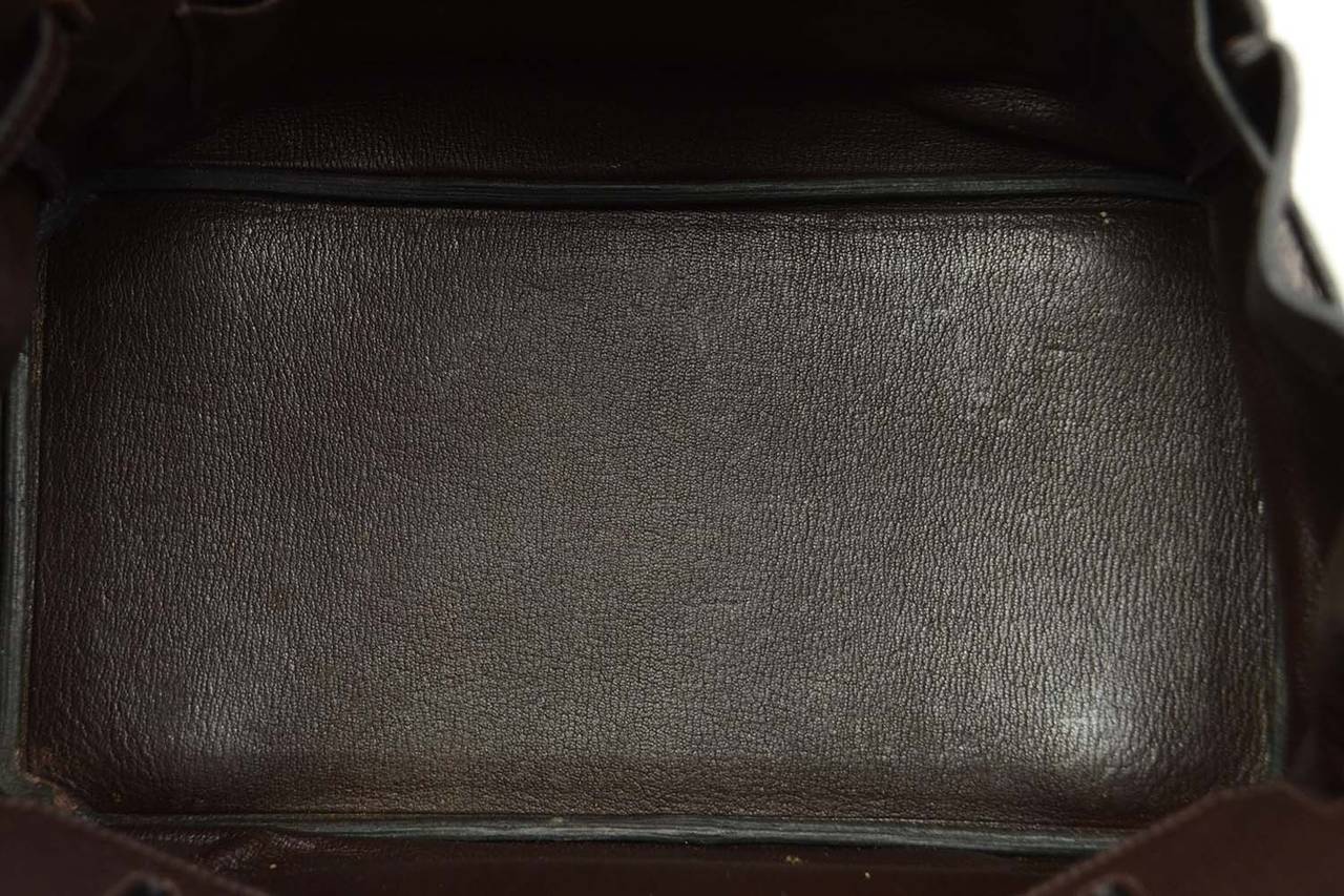 HERMES 2009 Brown Togo Leather 35cm Birkin Bag PHW 1