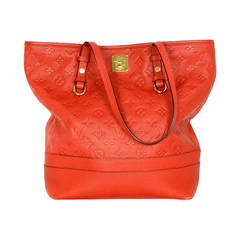 Louis Vuitton Orient Orange Empreinte Leather Monogram Citadine GM Bag