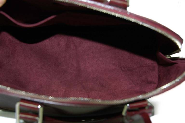 Louis Vuitton 2013 Prune Epi Electric Patent Leather Alma PM Tote Bag 1