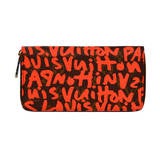 Louis Vuitton Stephen Sprouse Orange Graffiti Zippy Wallet Long