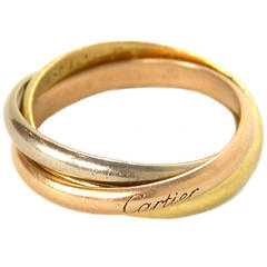 Cartier Tricolor Trinity Ring