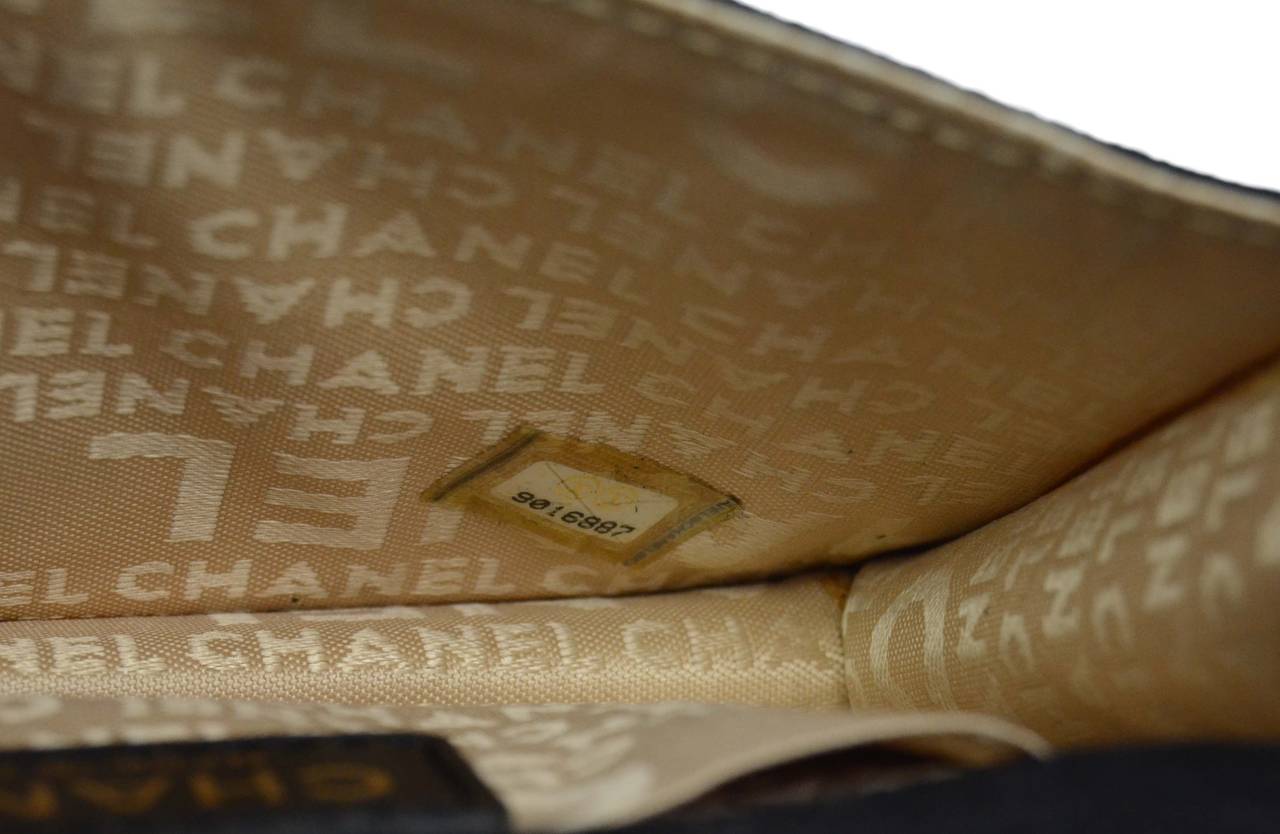 Women's Chanel Rare Black Suede Book Clutch Bag