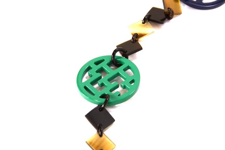 hermes lacquer necklace